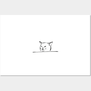 Confused Cat Meme - drawing Posters and Art
